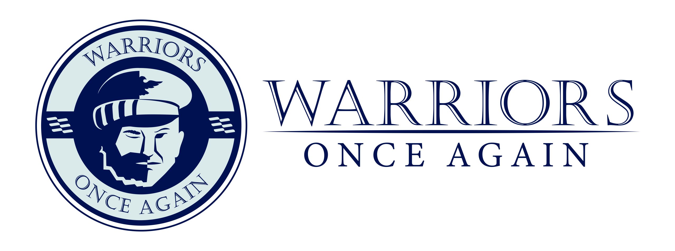 Warriors once Again Banner logo